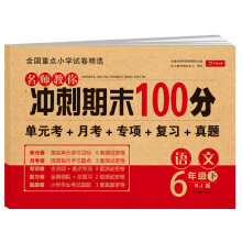 名师教你冲刺期末100分语文 六年级试卷下册人教版同步训练（单元月考卷 专项卷 期中期末试卷）