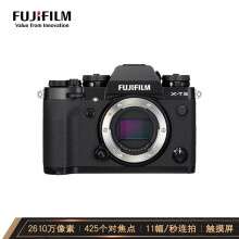 富士（FUJIFILM）X-T3/XT3 微单相机 机身 黑色（2610万像素 不含充电器和闪光灯）