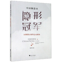中国制造业隐形冠军(从管理认知到企业成长)