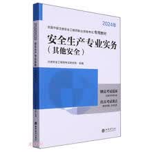 安全生产专业实务（其他安全）：全国中级注册安全工程师职业资格考试专用教材