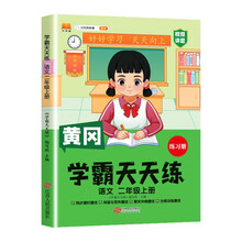 新版黄冈学霸天天练 二年级上册语文同步训练专项练习册 一课一练随堂练习课前预习单学霸笔记本人教版