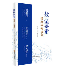 数据要素领导干部读本（王一鸣、李纪珍、钟宏联袂编著：党政领导干部了解数据要素的优秀读本）