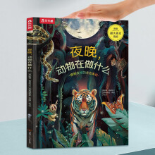 乐乐趣儿童绘本科普书籍：夜晚，动物在做什么[附赠超大夜光海报]一二年级课外读物 6岁+