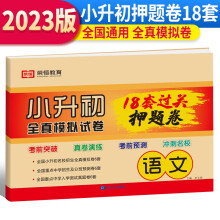 2023年小升初必刷题18套押题卷语文 小升初全真模拟试卷考前突破真题演练考前预测冲刺名校