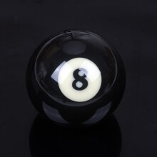 mysports台球球子单个散卖母球标准57.2mm美式黑八球斯诺克桌球水晶球散装 TQZ001 台球子 8号球