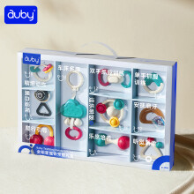 澳贝（auby）手摇铃礼盒0-1岁婴幼儿玩具新生儿礼盒牙胶0-6个月安抚满月礼物