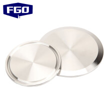 FGO 316L不锈钢快装盲板 堵头堵片盲盖 PN10 MB-10RL（10个/件）卡盘K50.5mm