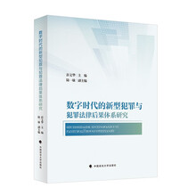 数字时代的新型犯罪与犯罪法律后果体系研究 彭文华 数据技术 数据权益保护