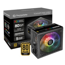 Thermaltake（Tt）额定500W Toughpower GX1 RGB 500 电脑电源（80PLUS金牌/256色灯效/日系主电容/温控）