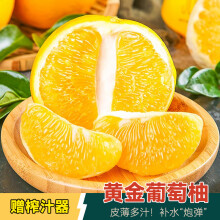 斯可沁福建黄金葡萄柚 蜜柚新鲜榨汁黄心柚子水果 4.5-5斤彩箱装