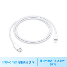 Apple/苹果 Apple USB-C 转闪电连接线 (1 ?) 充电线 数据线 适? USB-C ?插头