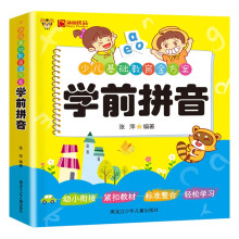 学前拼音(附挂图) 幼小衔接拼读训练学拼音神器 幼儿园大班学前班练习一日一练 幼儿汉语基础练习语