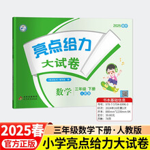 2025春新版 亮点给力大试卷三年级下册数学人教版RJ 小学3下数学课本配套卷子试卷测试卷