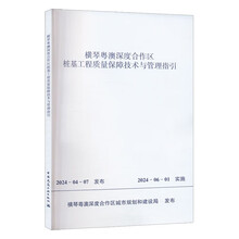 横琴粤澳深度合作区桩基工程质量保障技术与管理指引