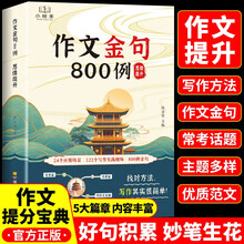 小树禾作文金句800例四五六三年级作文书作文素材小学生作文范文作文金句122实战现场写作技巧思路素材积累书