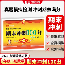 2025春【荣恒】抖音爆款 期末冲刺100分六年级下册试卷测试卷数学人教版同步训练考试真题练习册期末冲刺检测卷专项模拟