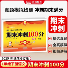 2025春【荣恒】抖音爆款 期末冲刺100分一年级下册试卷测试卷语文人教版同步训练考试真题练习册期末冲刺检测卷专项模拟