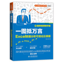 一图抵万言：Excel数据分析可视化仪表板 案例视频精华版 Excel数据分析 可视化仪表板 数据处理 Excel实用技能技巧书籍