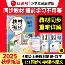 荣恒教育 25秋 RJ 教材笔记 六6上数学（红逗号）