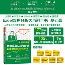 数据高效汇总与分析：Excel数据透视表应用大全 案例视频精华版  Excel数据分析 数据高效汇总 动态交互报表 Excel数据透视表