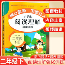 定制版 小学生阅读理解强化训练二年级下册 小学生核心素养阅读达人同步阅读理解课外阅读课内阅读专项强化训练阅读强化训练题练习册答题公式法答题技巧答题模版同步练习册