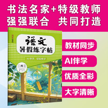 语文暑假练字帖.二升三