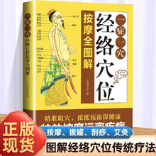 经络穴位一症一穴按摩全图解 按摩拔罐刮痧艾灸图解经络穴位传统疗法