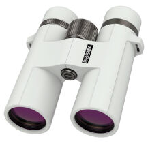 博冠BOSMA鹭系10X42炫彩双筒望远镜 高倍高清成人微光夜视户外观景观天演唱会 白色系列