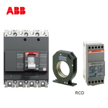 ABB Formula＋RCD系列塑壳漏电断路器；A1N125 TMF50/500 FF 4P+RCD
