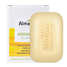 almawin德国进口有机洗脸皂洗手洗衣两用香皂植物精华马赛皂100g