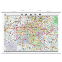 河南省地图挂图（1.1米*0.8米 专业挂图 无拼缝）
