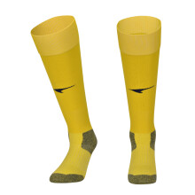 锐克（UCAN） UCAN锐克新款长筒足球袜 专业比赛运动防滑加厚毛巾底透气袜子 蜜黄