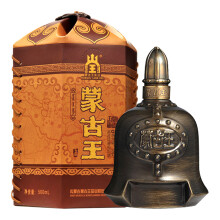 蒙古王浓香型白酒 52度金顶大帐单瓶500ml