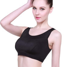 大码无钢圈<em>运动</em>背心<em>文胸十文</em>女士跑步收副乳瑜