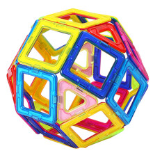 活石磁力棒益智积木玩具 磁力片磁铁玩具拼图立体积木拼插玩具 20片装