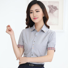 天猫商城夏装2014新款OL女装 纯棉修身职业装