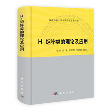 H-矩阵类的理论及应用