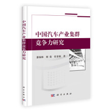 中国汽车产业集群竞争力研究
