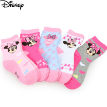 迪士尼(Disney)儿童袜子宝宝秋冬加厚毛圈袜保