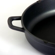 手工铁锅圆底炒勺无烟炒锅烟锅炒菜油烟平底适用传统双耳平底锅平底锅