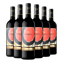 西班牙进口红酒 西莫赫朗德胡安干红葡萄酒750ml*6瓶 整箱装