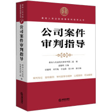 最高人民法院商事审判指导丛书：公司案件审判指导