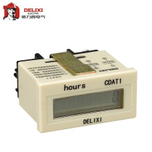 德力西电气 超小型电子累时器；CDAT1-5 9999小时59分59秒