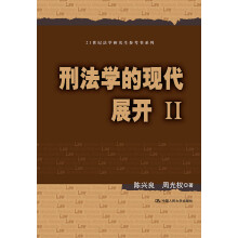 刑法学的现代展开 2/21世纪法学研究生参考书系列