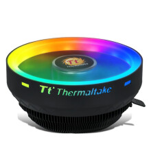 Tt(Thermaltake)五彩凤梨 CPU散热器风扇(炫彩版/多平台/RGB炫光灯效/下压式/附带硅脂)