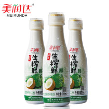 美润达生榨椰子汁 植物蛋白饮料500mlx4瓶礼盒装