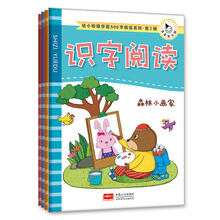 真果果·幼小衔接学前500字阅读系列·第2辑：识字阅读（套装共4册）