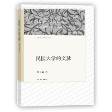 民国大学的文脉/中国新文学研究丛书