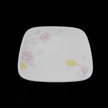 美国康宁玻璃餐具散件 郁金香6寸,8寸,10寸方盘