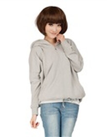 Yoohere若禾 韩版潮中<em>长款</em>蝙蝠袖<em>开衫卫衣</em>长袖